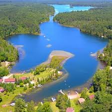 Long Lake Map Montmorency County Michigan Fishing Michigan