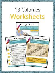 We have a collection of easy trivia questions that you can play in teams or ask each player to select a category to test their trivia chops. 13 Thirteen Original Colonies Facts Information Worksheets For Kids