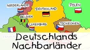 Die weiteren nachbarländer deutschlands sind polen im nordosten, tschechien im osten, österreich im südosten, die schweiz im süden, frankreich im südwesten, luxemburg und belgien im westen. Deutschlands Nachbarlander Kinderlieder Zum Lernen Youtube