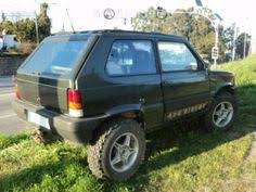 Finished in bright yellow with a black and copper interior. Fiat Panda 4x4 Offroad Custom Fiat Panda Fiat Panda