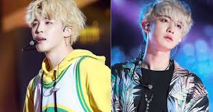Best kpop haircuts from kpop hairstyle men s hairstyles pinterest. 15 Male Idols Who Look So Good With Blonde Curly Hair They Should Bring It Back Koreaboo
