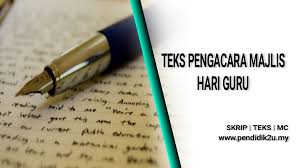 Contoh teks ucapan perkahwinanselamat datang kami ucapkan. Koleksi Teks Pengacara Majlis Hari Guru Pendidik2u