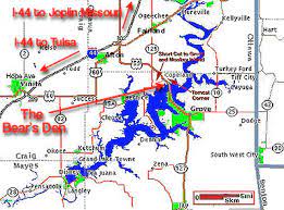 Map Of Grand Lake Ok Free Prizes @ Bear's Den - Grand Lake O' The Cherokees, Oklahoma