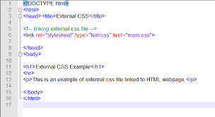 Link Css To Html Page Css Tutorial Css Examples Css