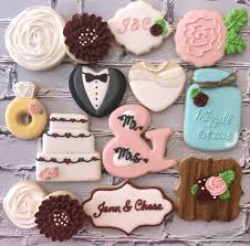 Custom Rustic Wedding Cookies To See My Other Work Or For More Info On How To Order Pleas Wedding Cookies Decorated Wedding Cookies Sugar Cookie Royal Icing