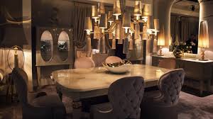 The crackle glass table top of the knox collection is a bold and unexpected statement in your ultra modern dining room. Ultra Luxurious Dining Rooms Fit For Modern Day Royalty Youtube