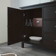 Seller assumes all responsibility for this listing. Hemnes Sideboard Black Brown 157x88 Cm Ikea
