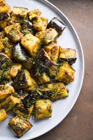 Spicy Egyptian Eggplant With Fresh Herbs Recipe Eggplant Dishes Spicy Eggplant Recipes