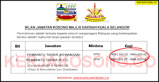 Explore kuala selangor in 2021 for the stunning sky mirror near sasaran town. Jawatan Kosong Majlis Daerah Kuala Selangor