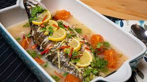Letakkan ikan di dalam pinggan yang dilengser dengan sedikit minyak dan air. Siakap Stim Lemon Lembut Wangi Sedap Cukup Rasa Youtube