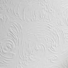 I used a cream color base and a tea colored glaze over the entire wall then wiped off the textured part to highlight it. Richard Anaglypta Paintable Wallpaper White Textured Embossed Ceilings Vinyl