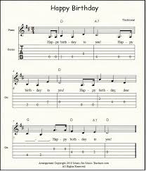 Happy Birthday Now With Guitar Tabs Several Arrangements For Piano Solo Duet Happy Birthday Guitar Chords Happy Birthday Guitar Happy Birthday Music Notes