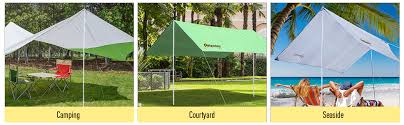 Sahara square shade sail with kit. Instalacion De Dosel Sombra Vela Outsunny Sol Polo Tubo Kit Sun Sail Shade Canopy Ebay