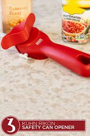 Kuhn Rikon Safety Can Opener Red Can Opener Canning Fiesta Dinnerware