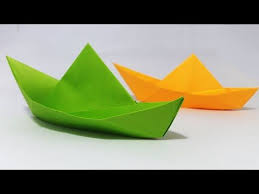 Origami Paper Art Paper Boat Making Tutorial That Floats Clear Conc In 2020 Paper Boat Origami Boat Origami Paper Art