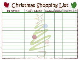 Check spelling or type a new query. Christmas Shopping List Printable Mom On Timeout