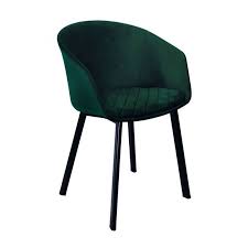 stoel velvet vic groen moderne stoelen stoelen eetkamerstoelen