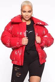 Plus Faux Fur Fashionnova Jackets Puffer Jackets Black Puffer Jacket