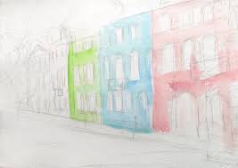 They were completely renovated in the 1930's from completely rundown. Painting Rainbow Row Charleston Watercolor Painting Tutorial