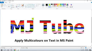 Maybe you would like to learn more about one of these? How To Type Multicolor Text In Ms Paint Youtube