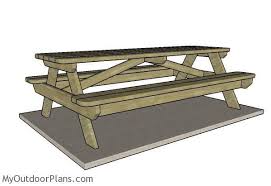 8 Foot Picnic Table Plans Picnic Table Plans Diy Picnic Table Picnic Table