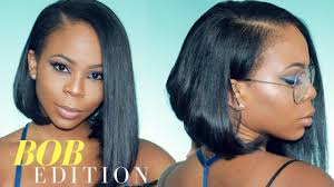 An impressively versatile haircut, black hair bobs come in a variety of lengths and textures, from sleek and chin length to long and wavy, the possibilities are countless. How To Cut An Asymmetrical Bob Youtube
