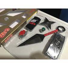 All of these forehead protectors are deeply important to those who wear them, but. Naruto Shuriken Kunai Ring Headband Waistguard Weapon Se Shopee Philippines
