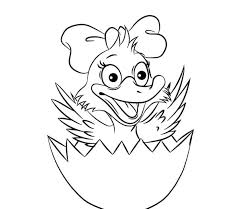 Gambar hitam putih kartun lucu. Ikon Bebek Menetas Sketsa Kartun Lucu Hitam Putih Ai Eps Uidownload