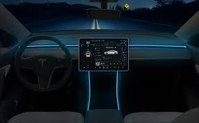 Das tesla model y soll ab 2021 in der tesla giga berlin (gigafactory 4) im brandenburgischen grünheide produziert werden. Amazon Com Tesla Model 3 Model Y Neon Light Tubes Rgb Interior Led Strip Lights With App Controller Not Fit New Console Automotive