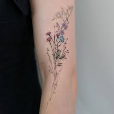Tattooist Doy Wild Flowers Tattoo Wildflower Tattoo Tattoos