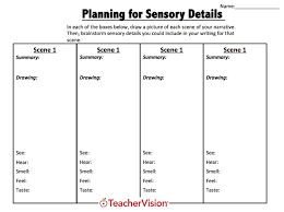 writing a narrative graphic organizers set teachervision