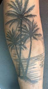 Check out the different types of the sunset tattoos that are listed below to have a sound idea about this tattoo print. Palm Tree Sunset Tattoo Sleepy Dave Tree Tattoo Men Palm Tattoos Tree Tattoo Designs