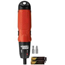 Black And Decker Cordless Drill Battery Black Decker 6 Volt Alkaline Cordless Powered Screwdriver With 4 Aa Batteries As6ng The Home Depot In 2020 Cordless Screwdrivers Black Decker Stanley Black And Decker