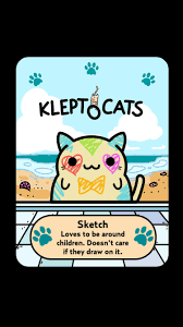 Here S My New Friend Sketch Kleptocats Hyperbeard Ios Www Kleptocats Com Share Cute App Friends Sketch Klepto Cat