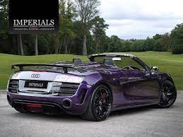 Audi R8 Gt Spyder Exclusive Mauve Purple Expensive Sports Cars Audi R8 Gt Fast Sports Cars
