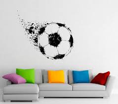 Soccer Ball Wall Decal Football Vinyl Stickers Sport Game Etsy Wall Decals Soccer Room Decor Wall Graphics