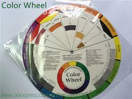 1x Tattoo Pigment Color Wheel Chart Supplies Art Paper Mix
