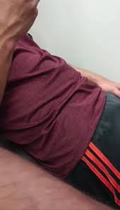 Exposed bulge for all to see - brazen exhibition