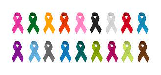 The history of the cancer ribbon the use of ribbons as a symbol of support and solidarity has been a thing for some time. Awareness Ribbons Guide Colors And Meanings