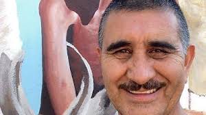 Óscar honra memoria de su padre con mural en San Pedro de la Cueva  tradiciones cultura familia ejido La Ranchería