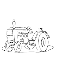 Tractor Color Page Coloring Home