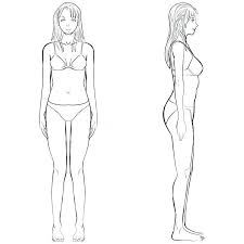 Figure step by step sketching and rendering online lesson. Full Body Woman Full Body Easy Drawings Of Girls Novocom Top