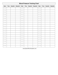 Track Your Blood Pressure With This Daily Record In Order To