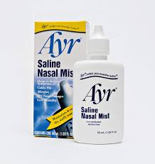 Nasal bleeding or nosebleed is often described as loss of blood from the tissue. Amazon Com Ayr Saline Nasal Mist 1 69 Fl Oz Pack Of 6 Health Personal Care