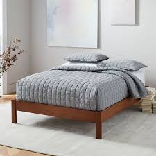 I did the latter since i this brings stability but also reduces flexibility of the space under your bed. Simple Bed Frame