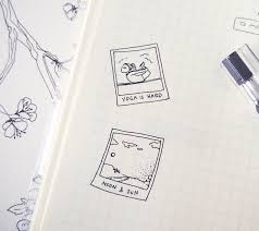 Border doodles add a great aesthetic look to your bullet journal. Polaroid Frame Doodles Bullet Journal Ideas For Self Care Evydraws