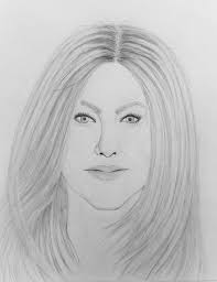 Jen Aniston By Blackwing100 Deviantart Com On Deviantart Jen Aniston Pencil Drawings Female Sketch