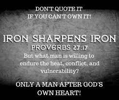 Have you ever tried to use a knife or pair of scissors only to find that they wouldn't cut? Iron Sharpens Iron Gospeldads