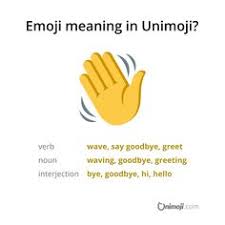 Hello World The Waving Hand Emoji Represents A Nonverbal Communication Gesture Used To Say Goodbye Or Greet Each O Emoji Language Hand Emoji Emoji