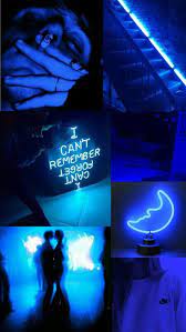 25 Best Ideas Lock Screen Wallpaper Collage Blue Blue Aesthetic Tumblr Aesthetic Wallpapers Black Aesthetic Wallpaper